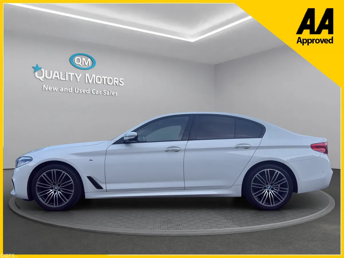 BMW 5-Series Saloon, Petrol, 2018, White