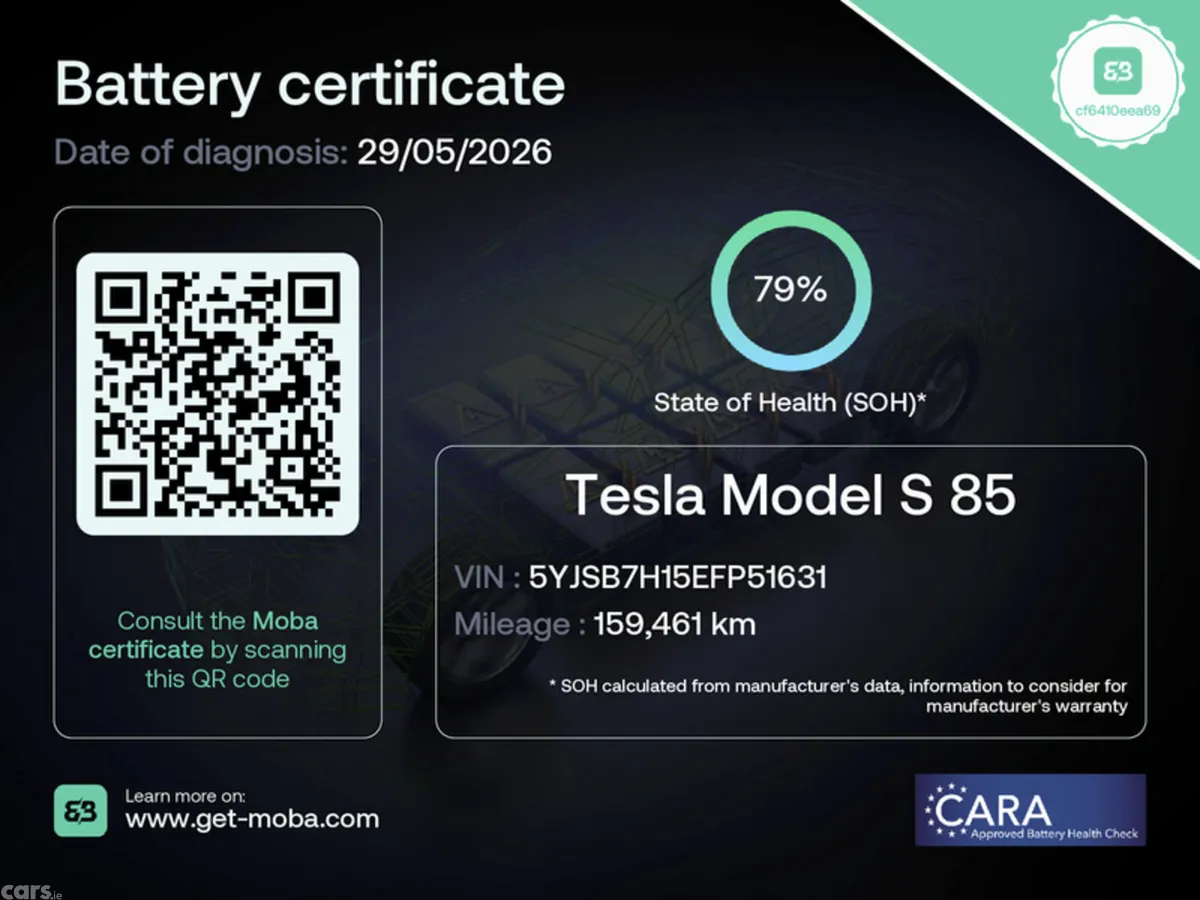 Tesla Model S Hatchback, Electric, 2014, Grey