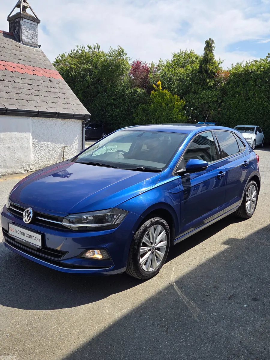 Volkswagen Polo Hatchback, Petrol, 2019, Blue