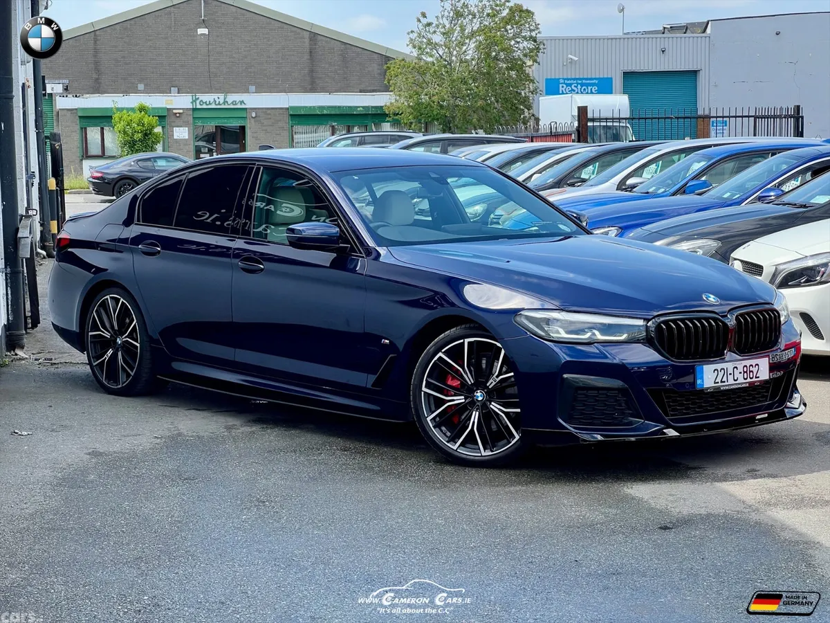 BMW 5-Series Saloon, Diesel, 2022, Blue