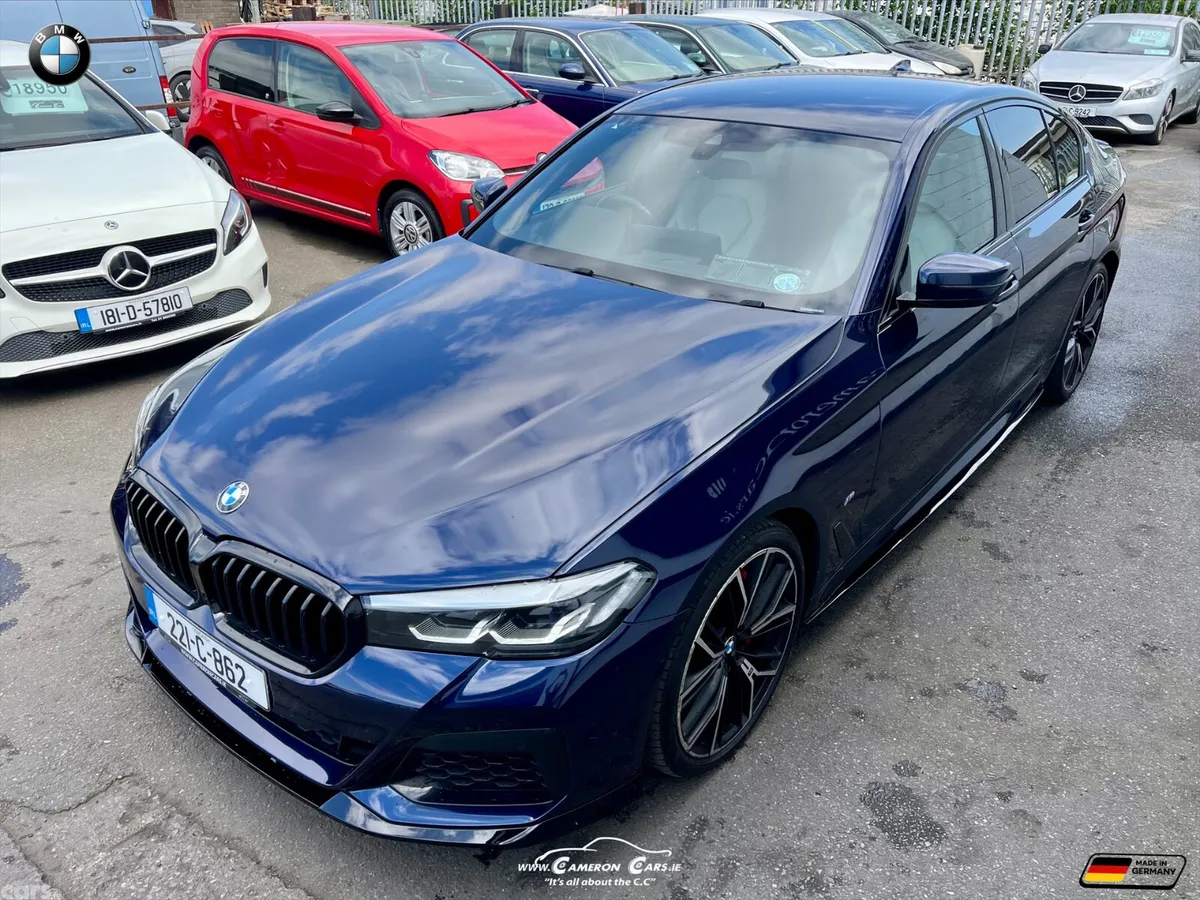 BMW 5-Series Saloon, Diesel, 2022, Blue