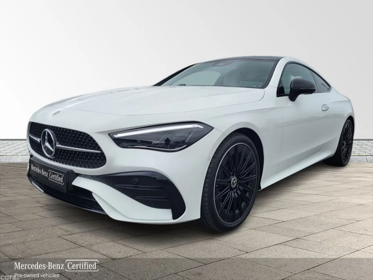 Mercedes-Benz CLE Coupe, Diesel Hybrid, 2026, White