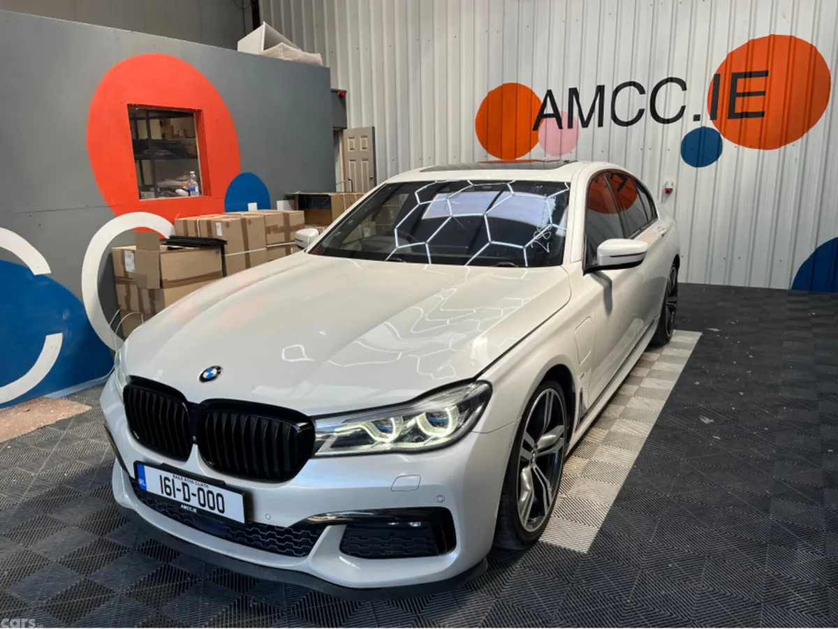 BMW 7-Series Saloon, Petrol Plug-in Hybrid, 2016, White