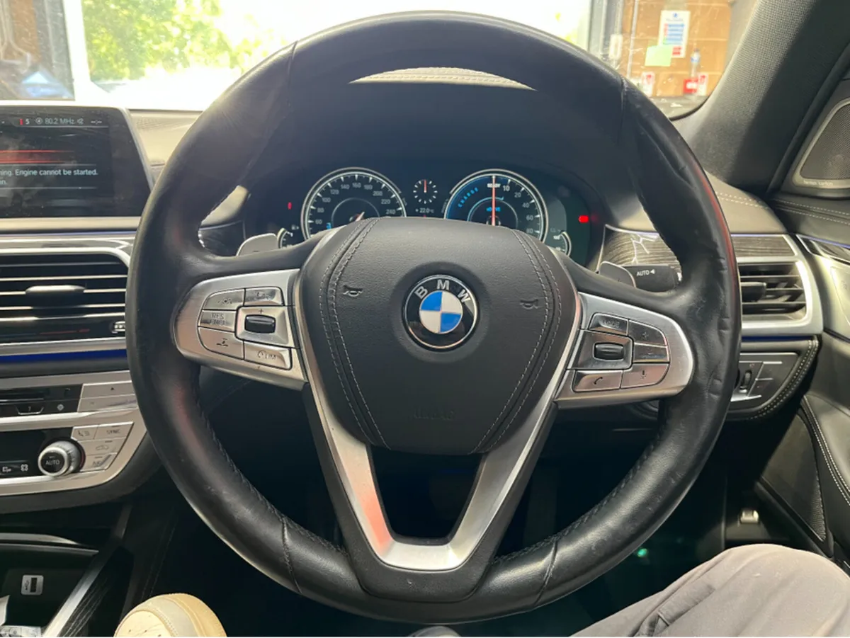 BMW 7-Series Saloon, Petrol Plug-in Hybrid, 2016, White