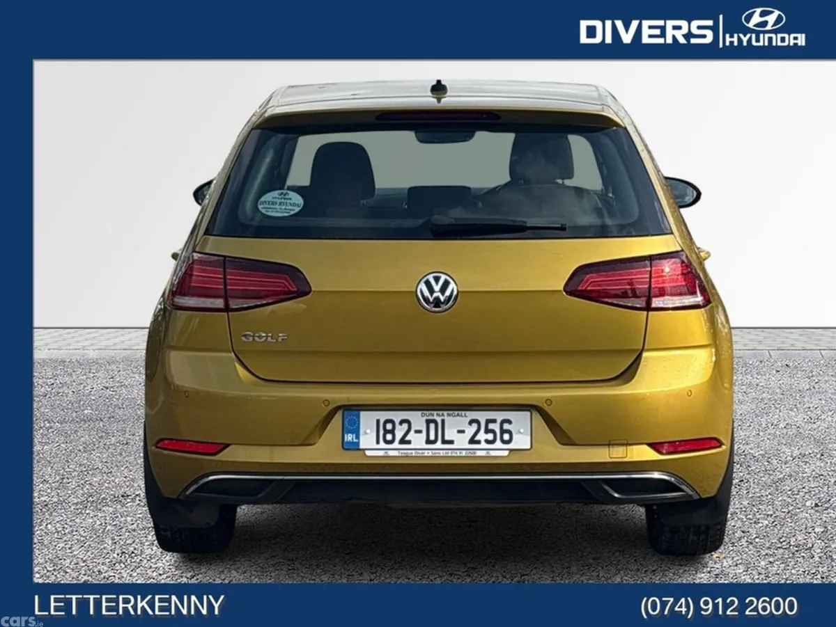 Volkswagen Golf Estate, Diesel, 2018, Yellow