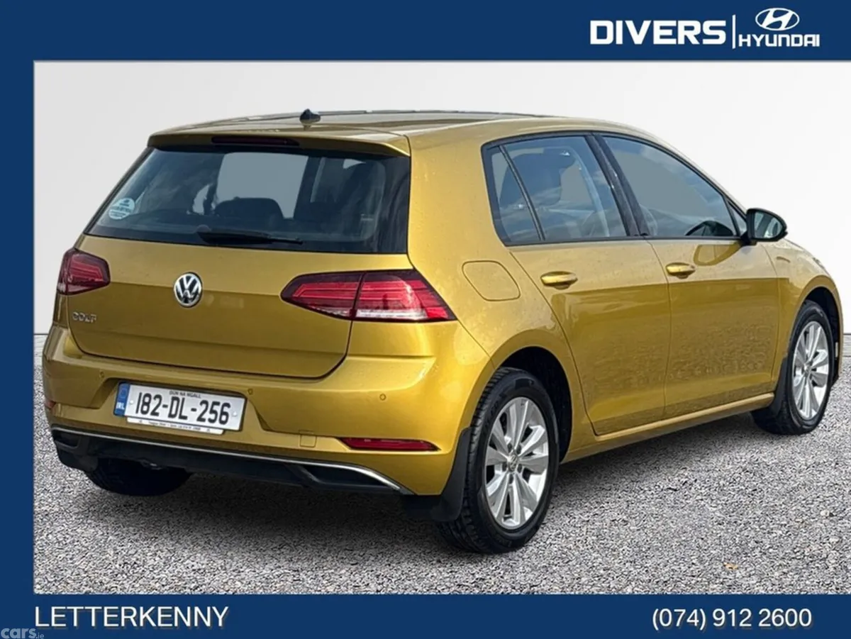 Volkswagen Golf Estate, Diesel, 2018, Yellow