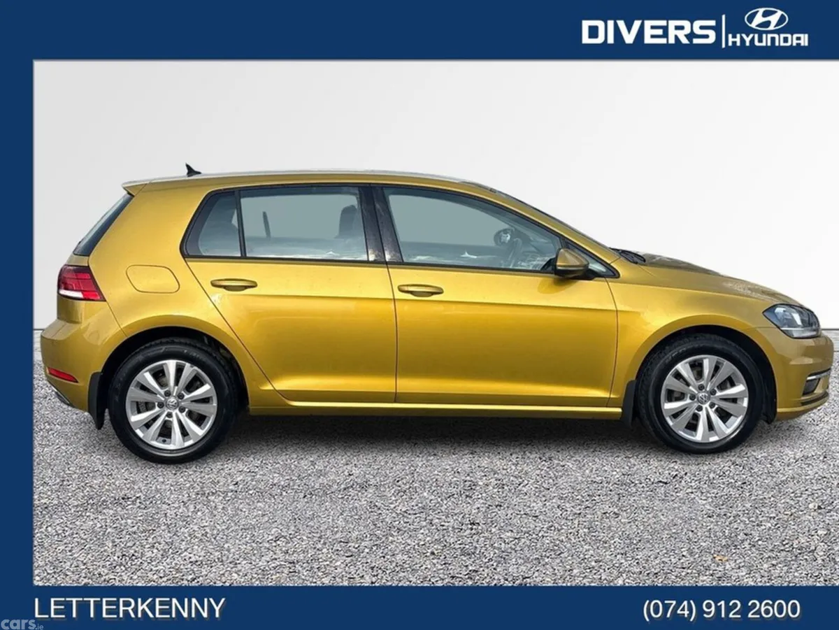 Volkswagen Golf Estate, Diesel, 2018, Yellow