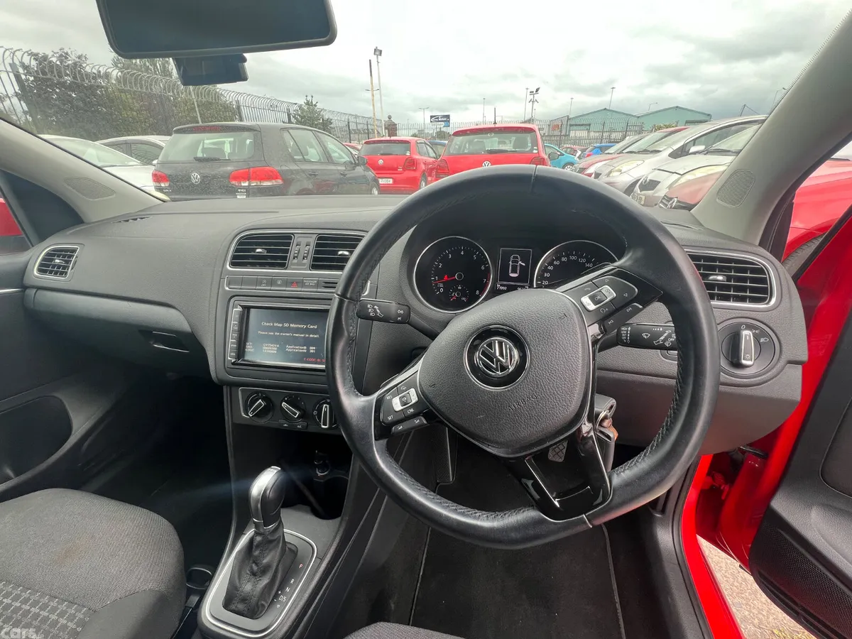 Volkswagen Polo Hatchback, Petrol, 2015, Red