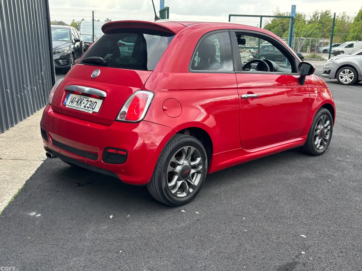 Fiat 500 Hatchback, Petrol, 2014, Red