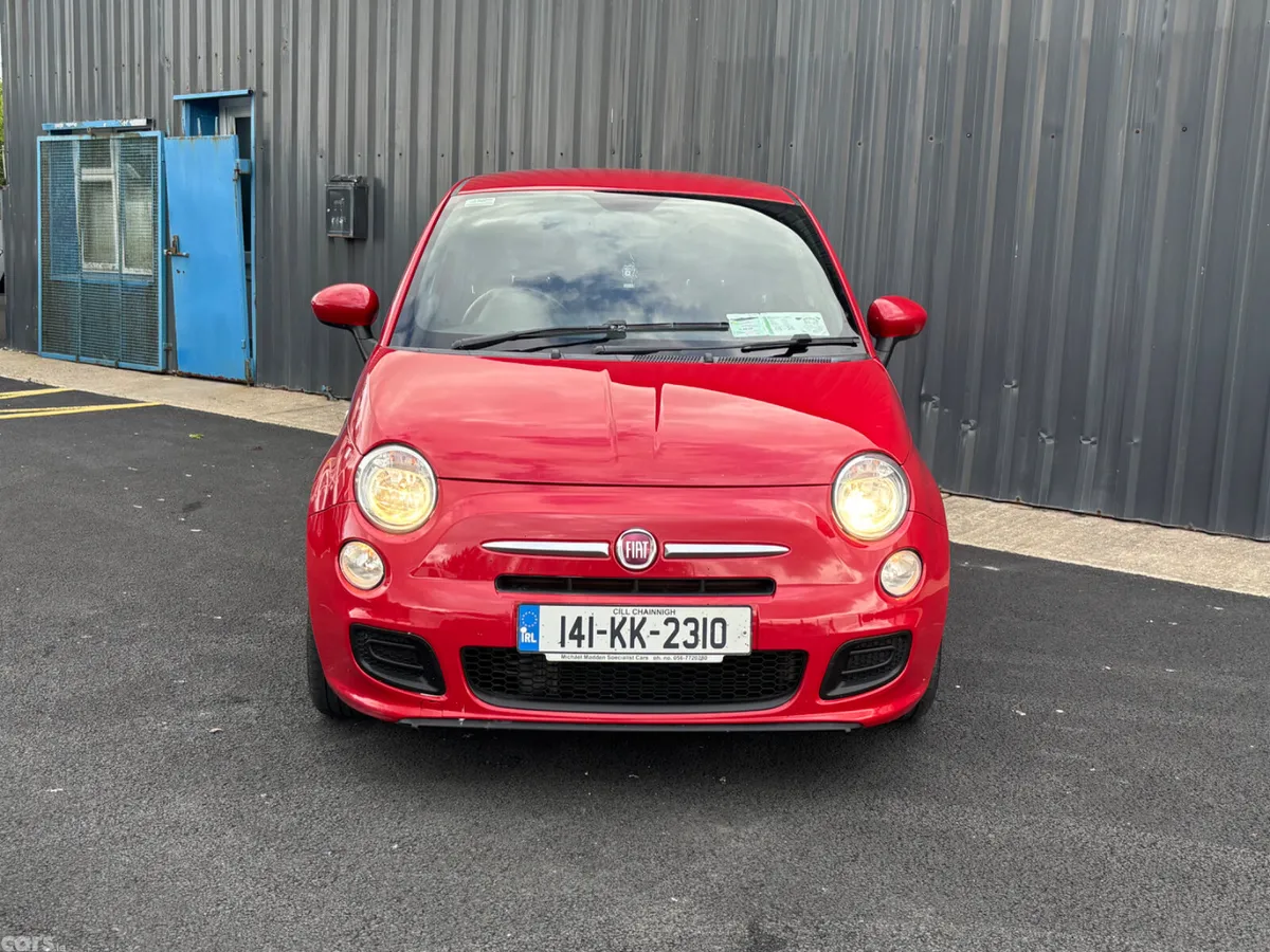 Fiat 500 Hatchback, Petrol, 2014, Red