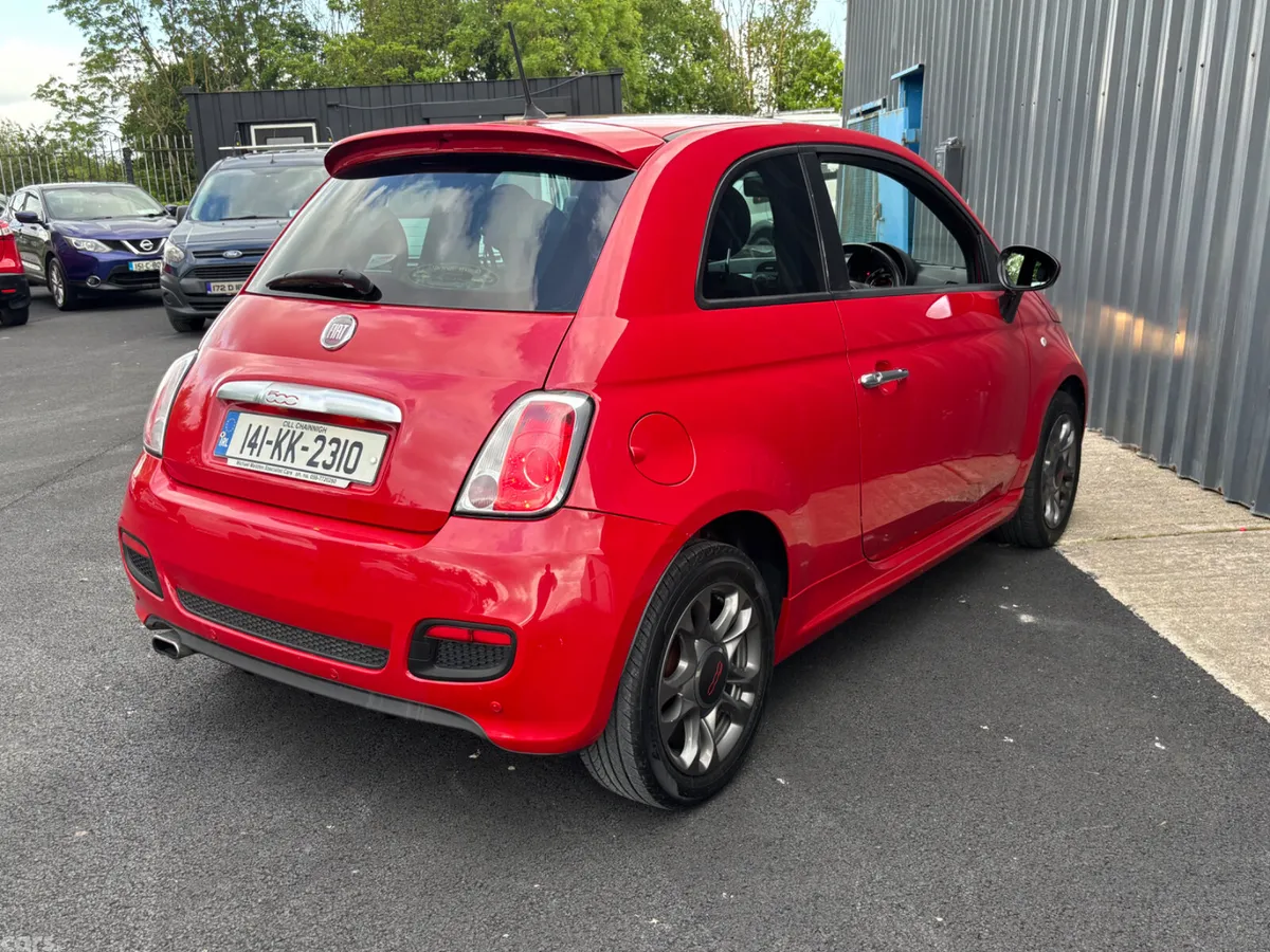 Fiat 500 Hatchback, Petrol, 2014, Red