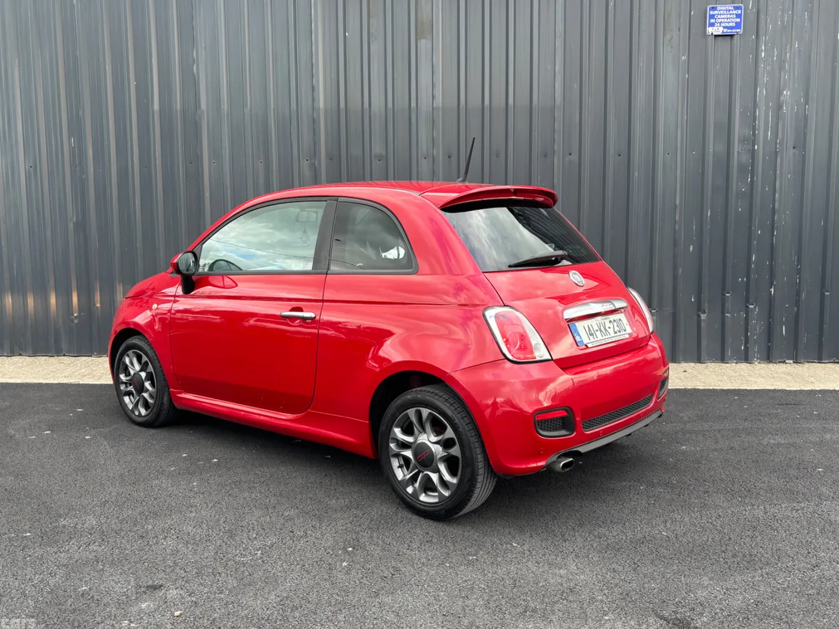 Fiat 500 Hatchback, Petrol, 2014, Red
