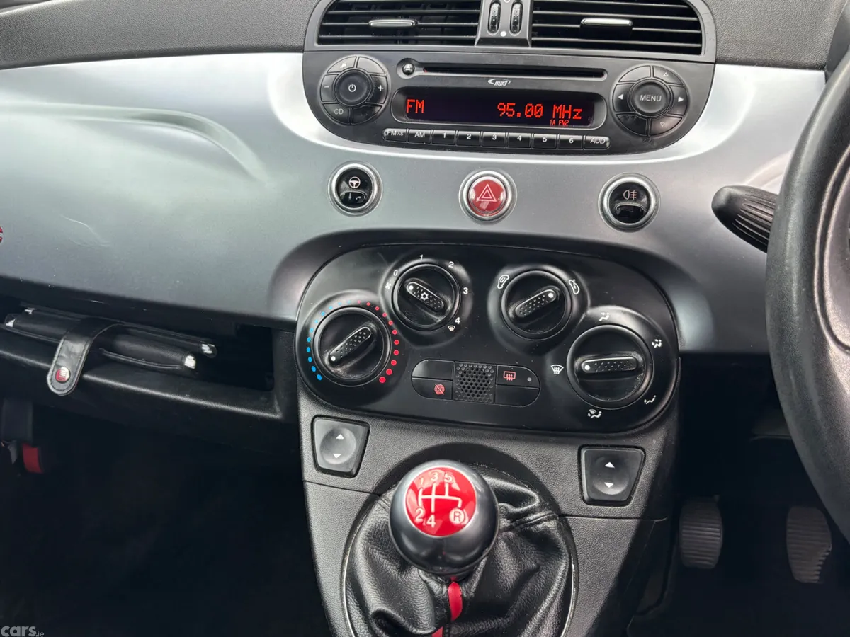 Fiat 500 Hatchback, Petrol, 2014, Red