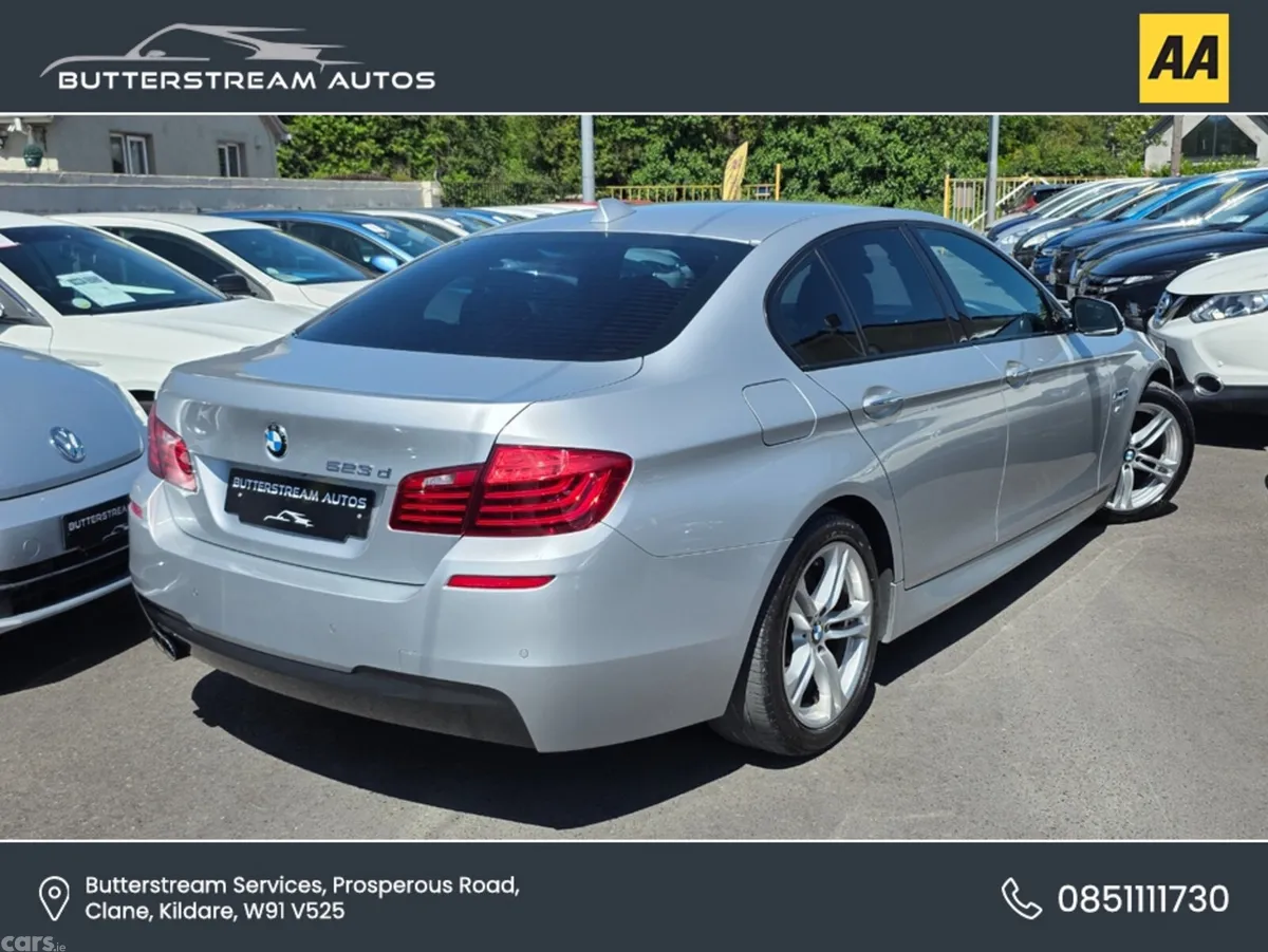 BMW 5-Series Saloon, Diesel, 2015, Silver