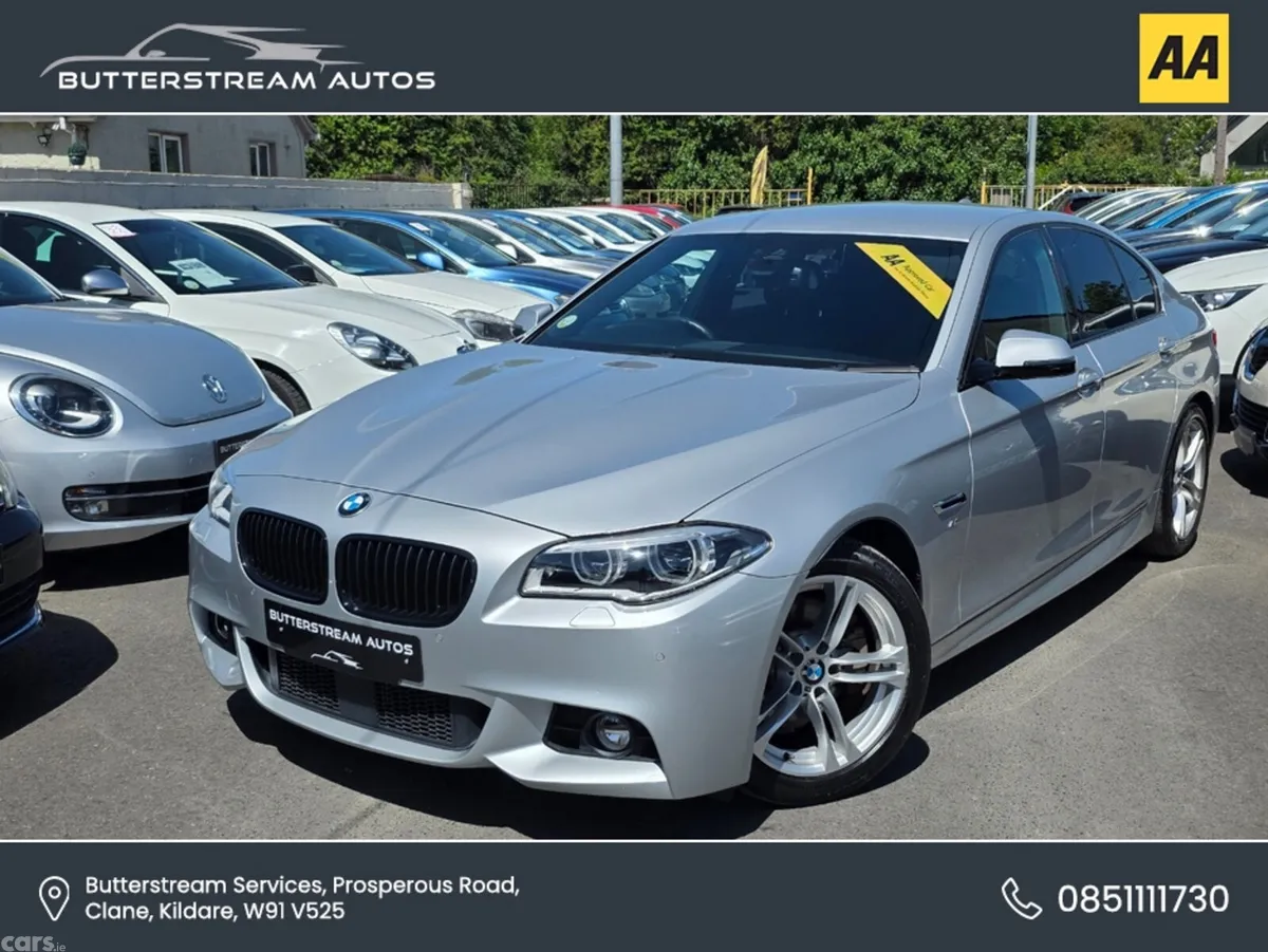 BMW 5-Series Saloon, Diesel, 2015, Silver