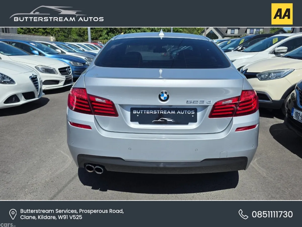 BMW 5-Series Saloon, Diesel, 2015, Silver