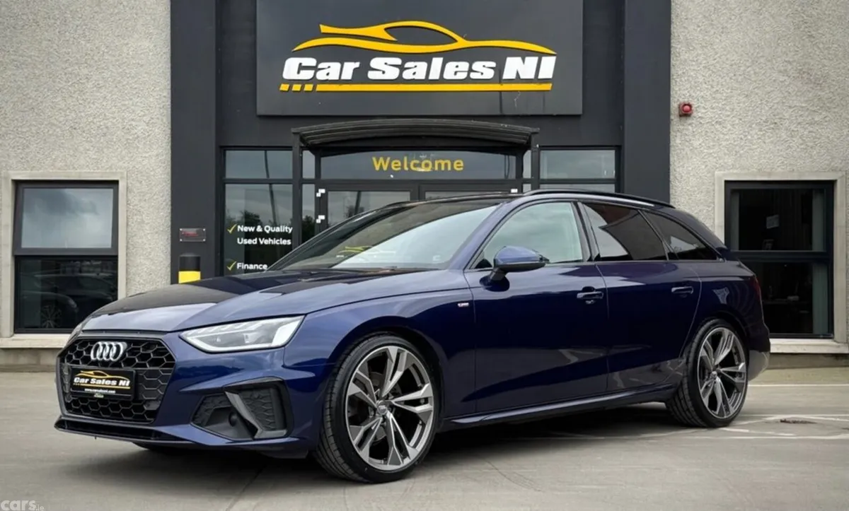 Audi A4 Estate, Diesel Hybrid, 2024, Blue