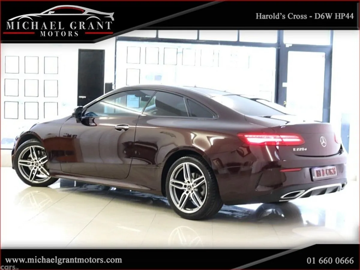 Mercedes-Benz E-Class Coupe, Diesel, 2018, Red