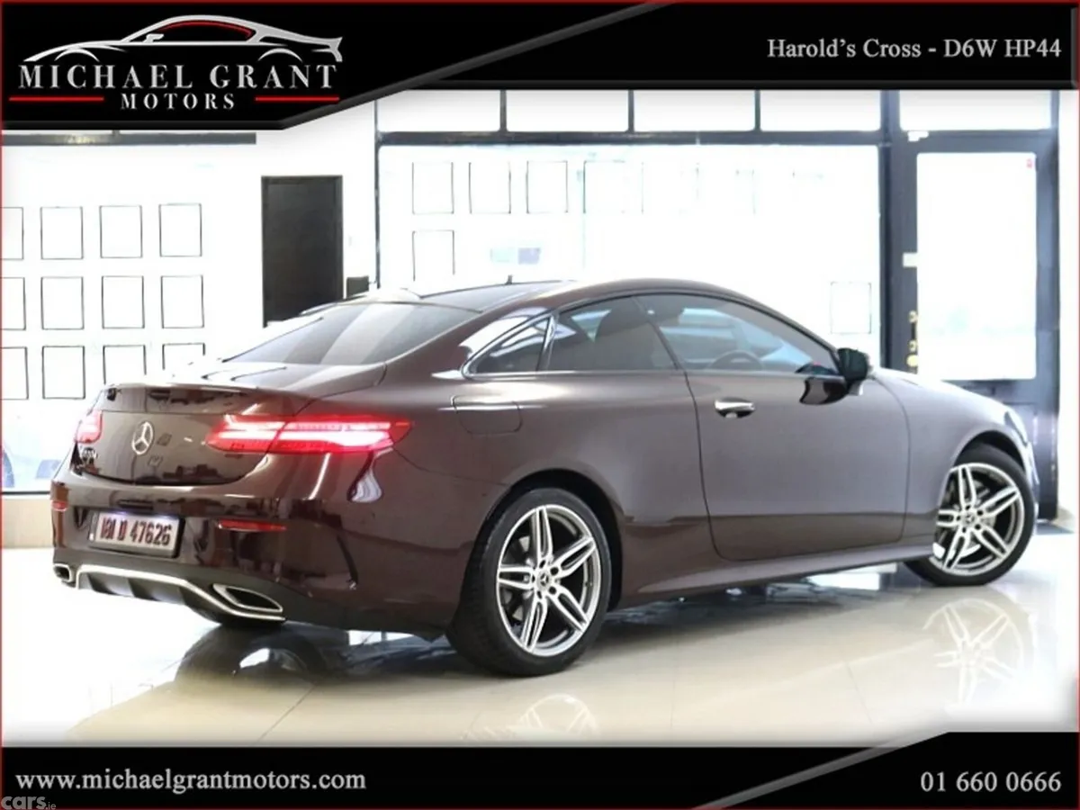 Mercedes-Benz E-Class Coupe, Diesel, 2018, Red