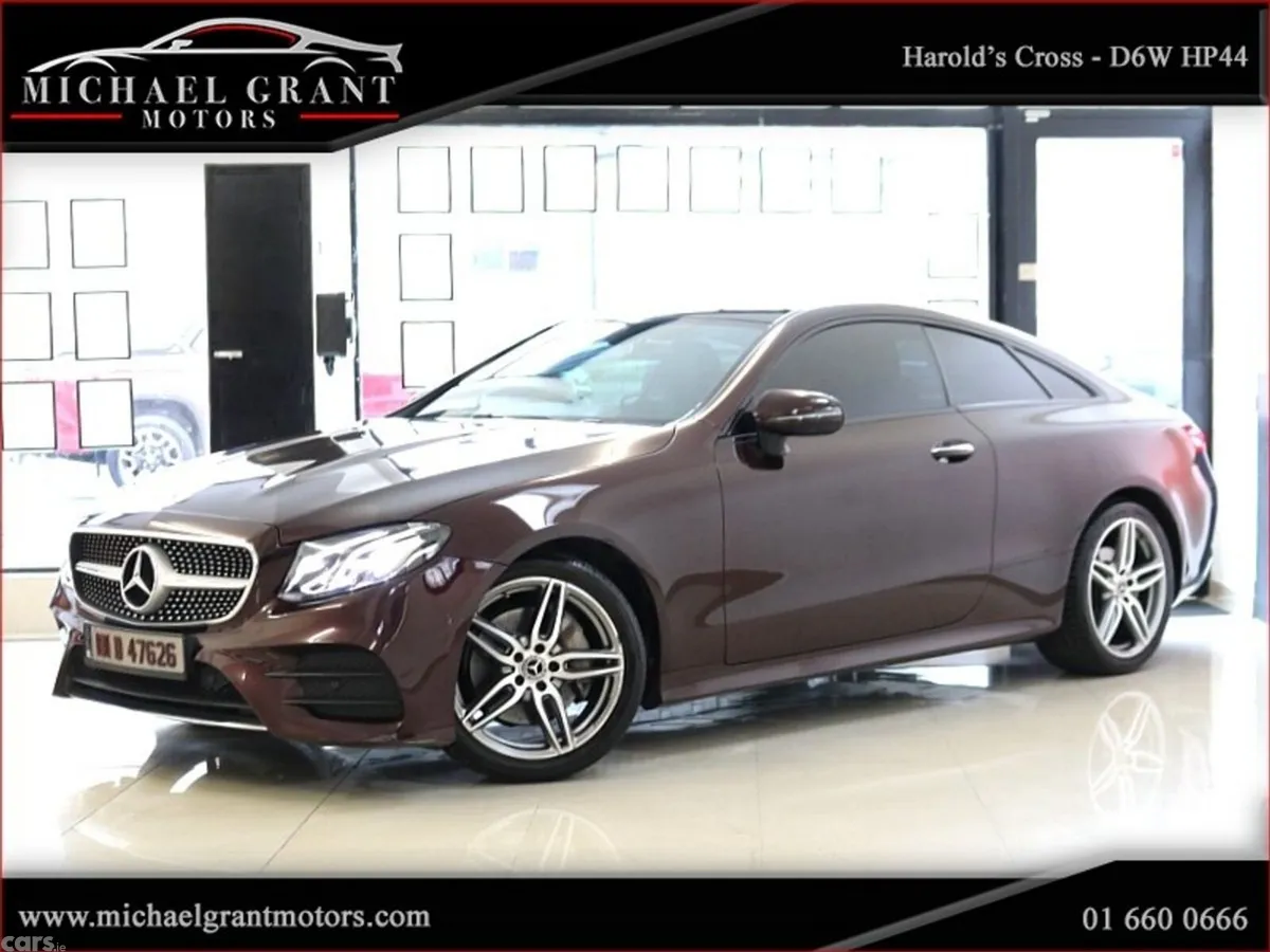 Mercedes-Benz E-Class Coupe, Diesel, 2018, Red