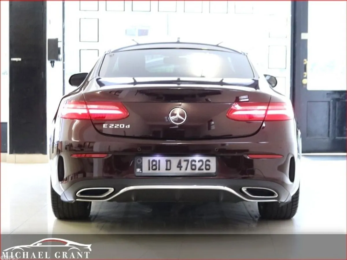 Mercedes-Benz E-Class Coupe, Diesel, 2018, Red