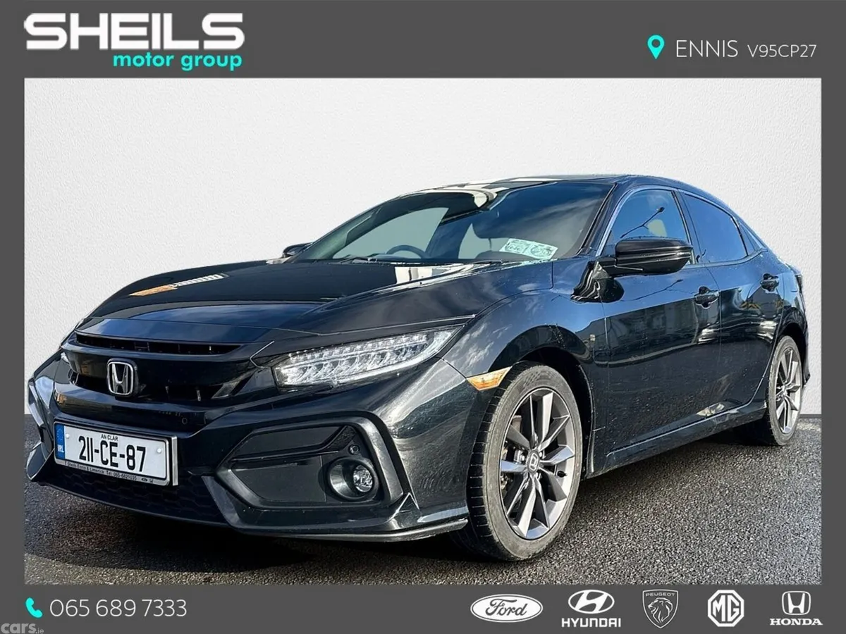 Honda Civic Hatchback, Petrol, 2021, Black