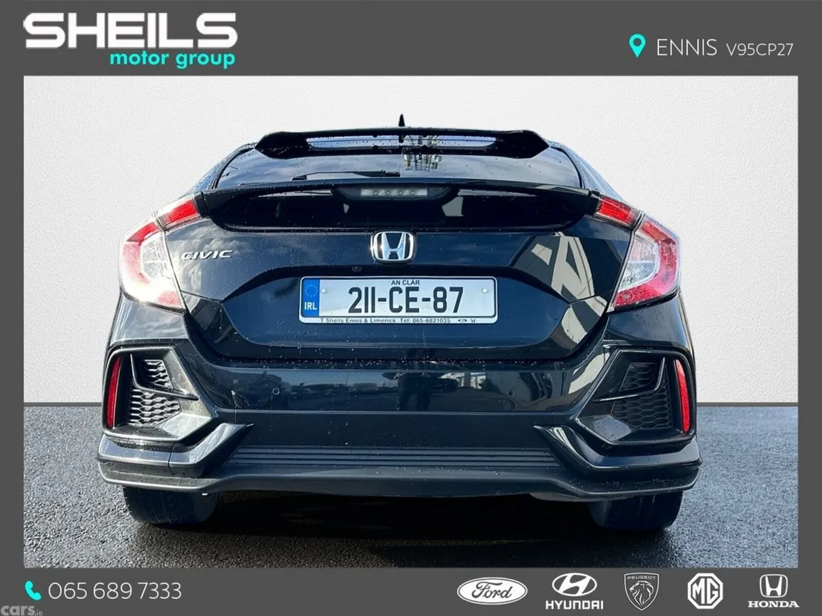 Honda Civic Hatchback, Petrol, 2021, Black