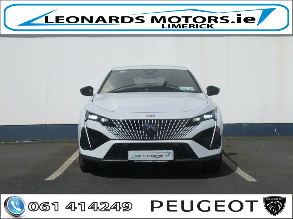 Peugeot 408 Coupe, Petrol Hybrid, 2026, White