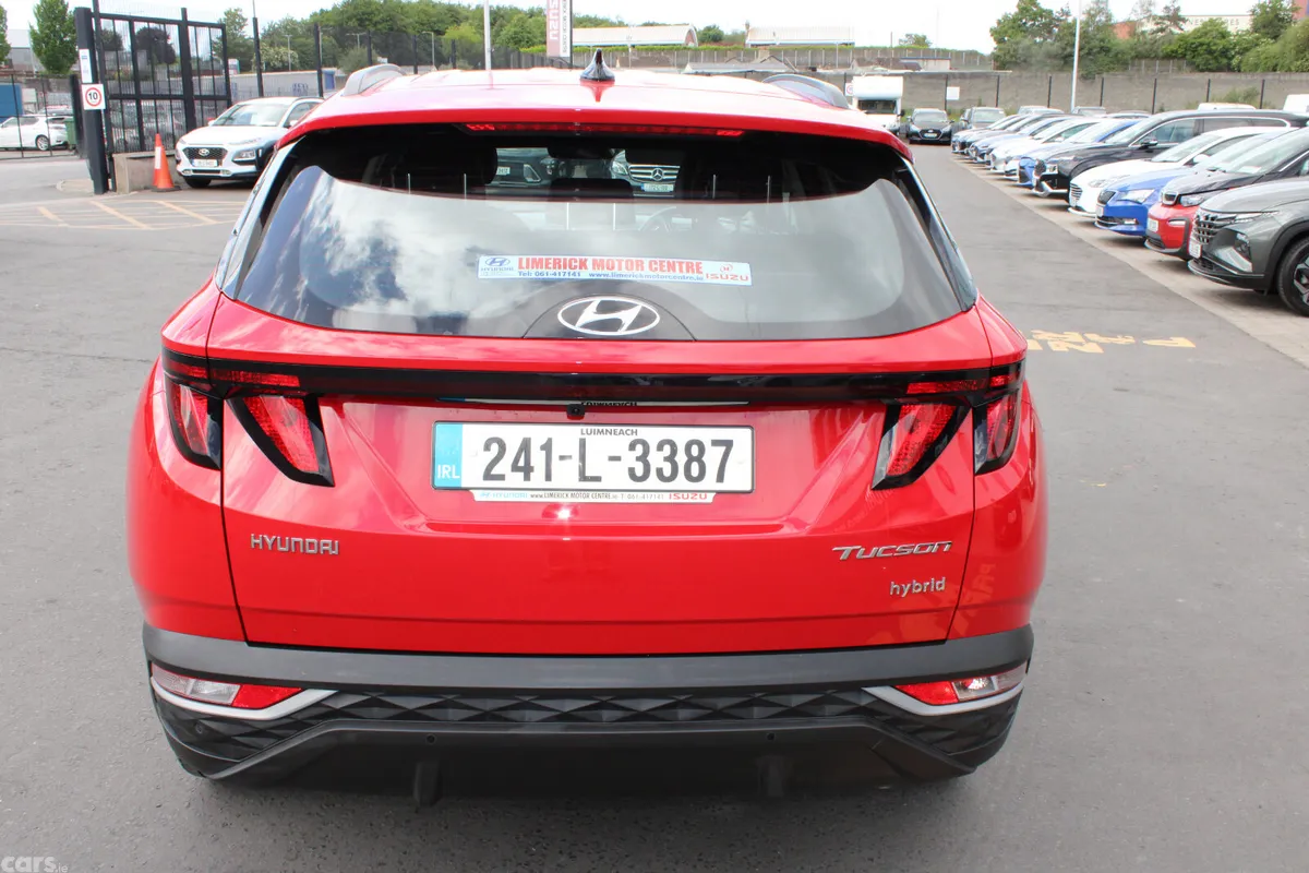 Hyundai Tucson SUV, Petrol Hybrid, 2024, Red