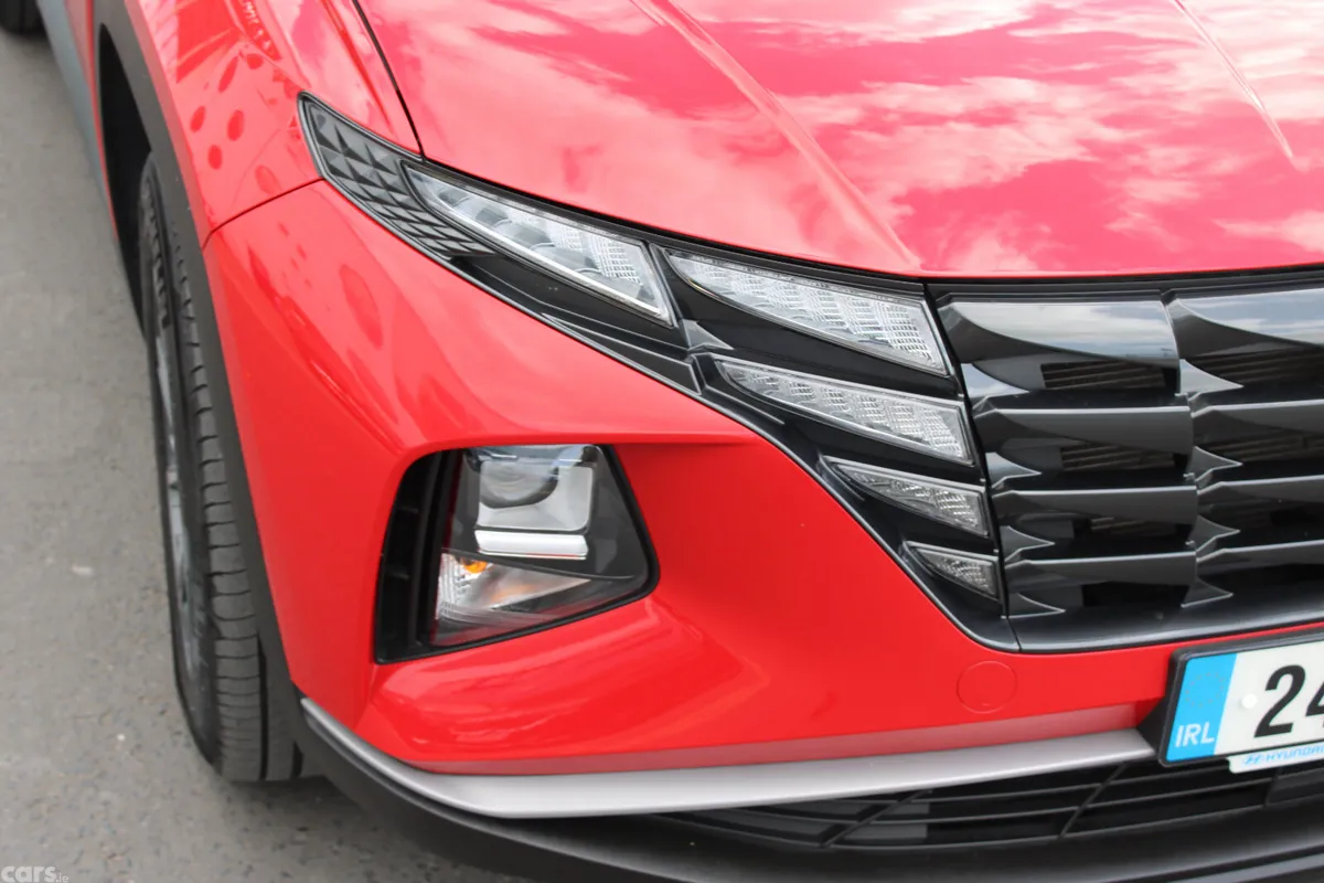 Hyundai Tucson SUV, Petrol Hybrid, 2024, Red