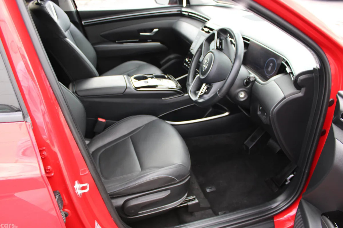 Hyundai Tucson SUV, Petrol Hybrid, 2024, Red
