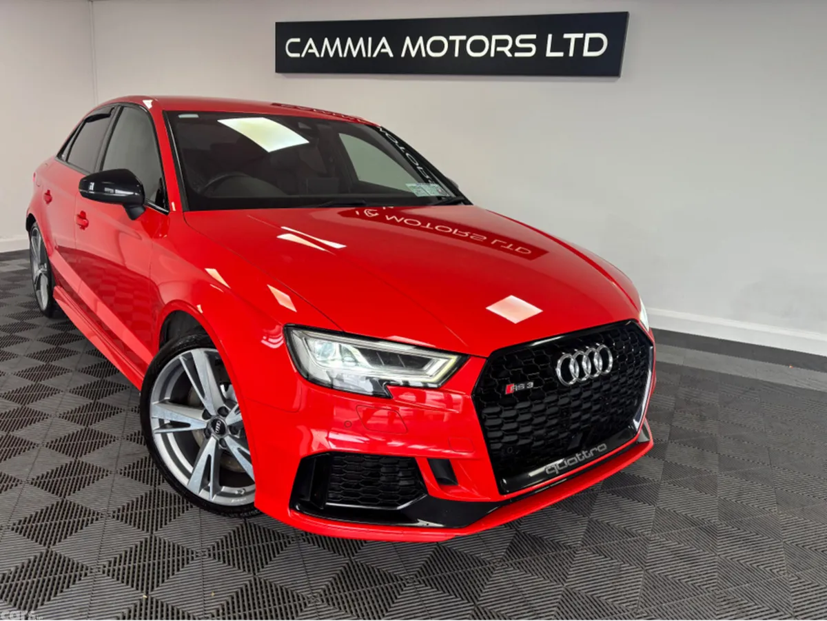 Audi RS3 Saloon, Petrol, 2018, Red