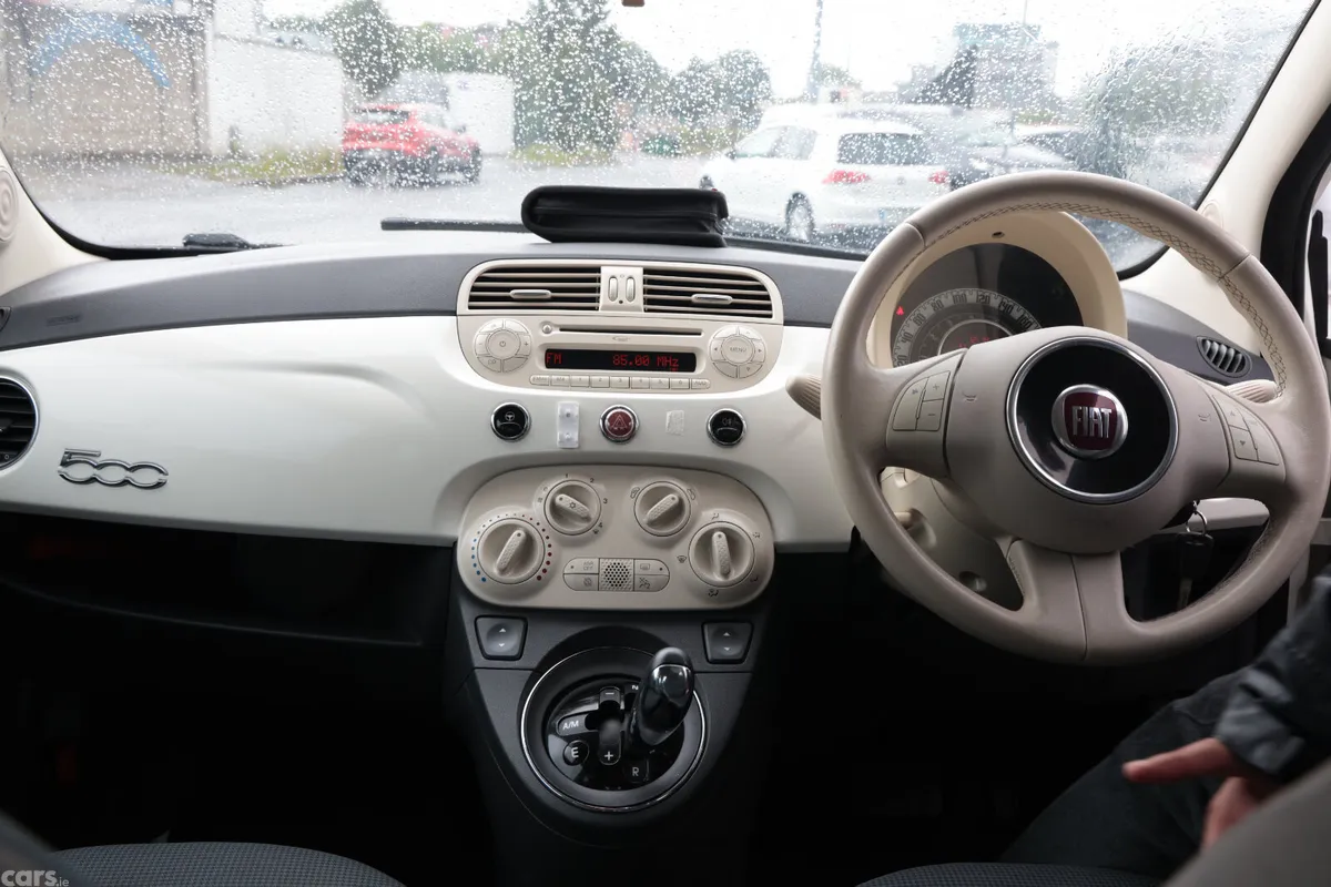 Fiat 500 Hatchback, Petrol, 2015, White