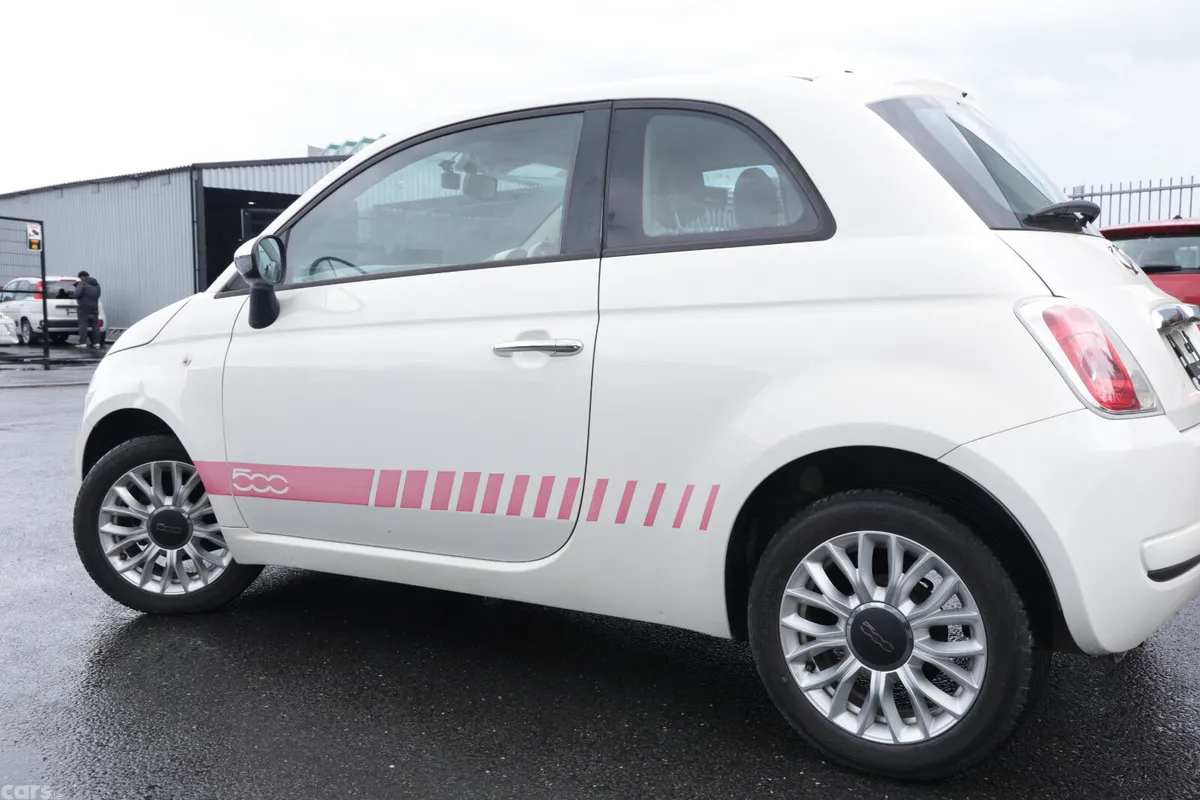 Fiat 500 Hatchback, Petrol, 2015, White