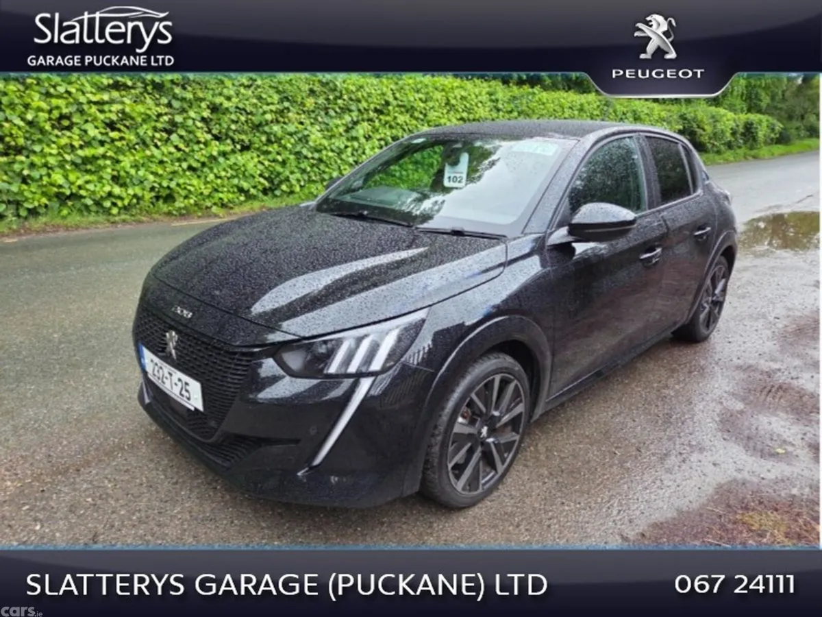 Peugeot 208 Hatchback, Electric, 2023, Black