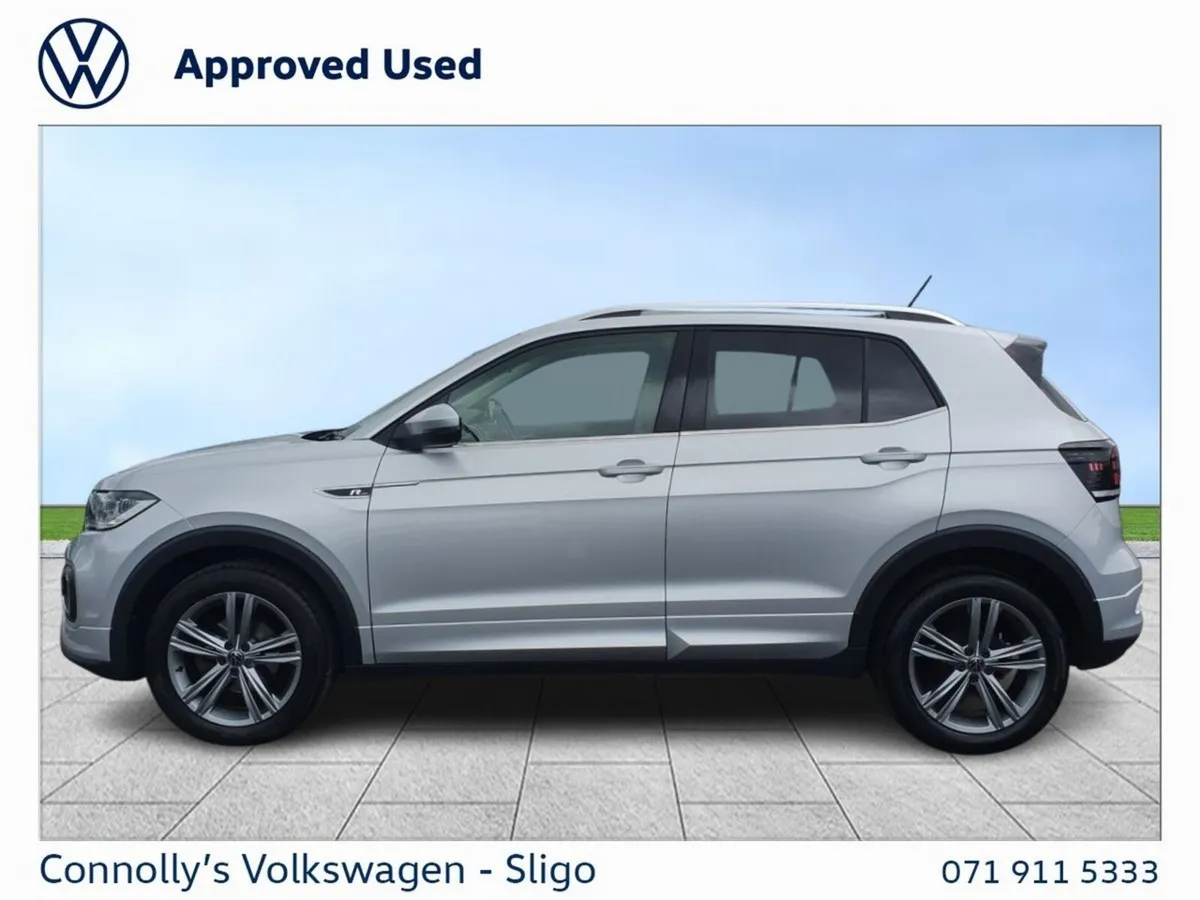 Volkswagen T-Cross SUV, Petrol, 2024, Silver