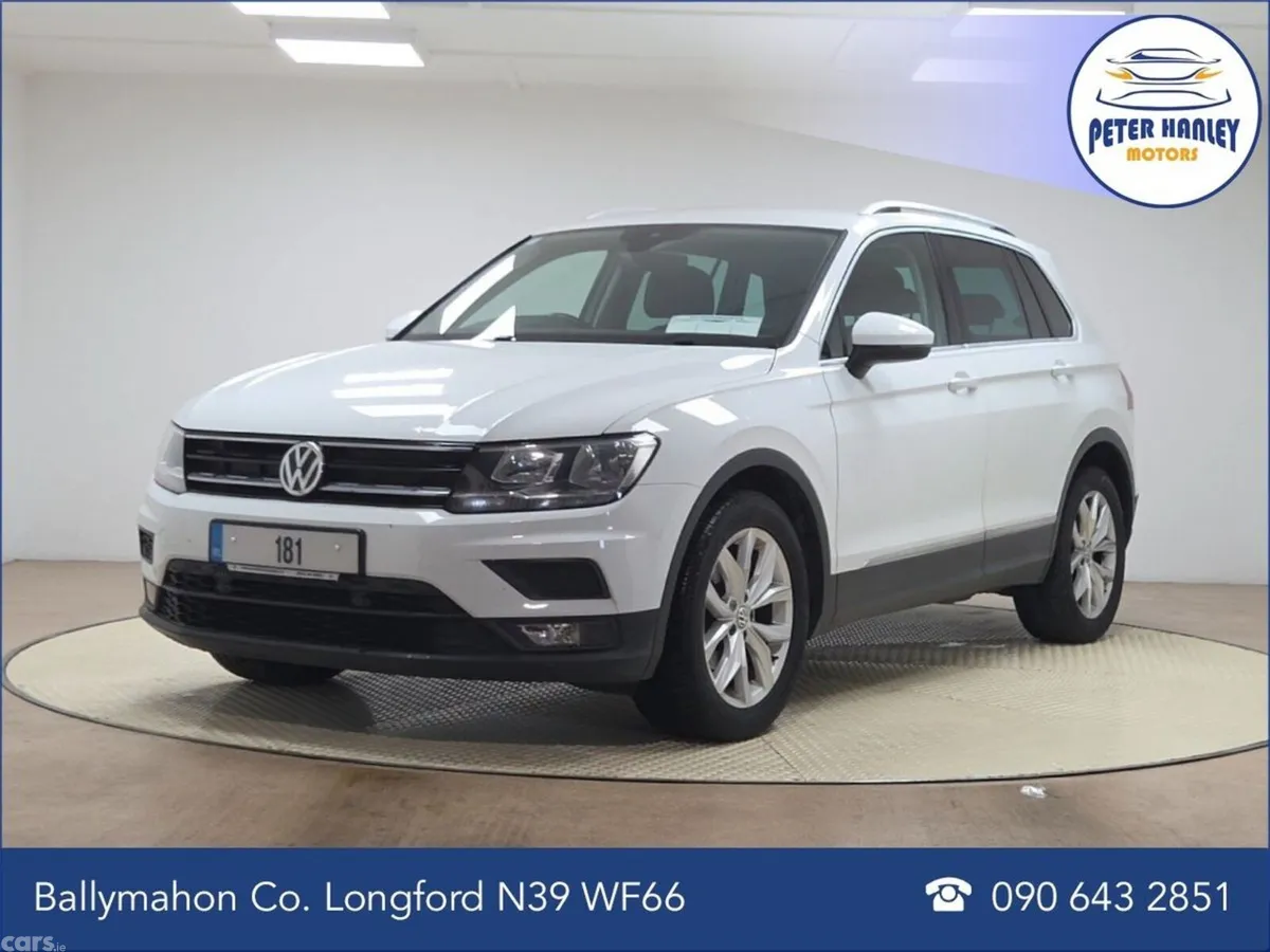 Volkswagen Tiguan SUV, Diesel, 2018, White