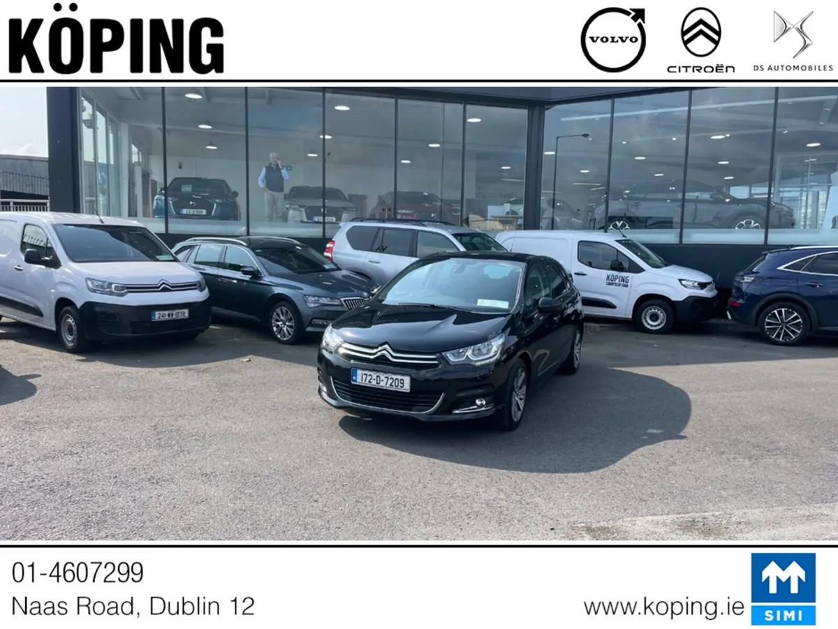 Citroen C4 Hatchback, Petrol, 2017, Black