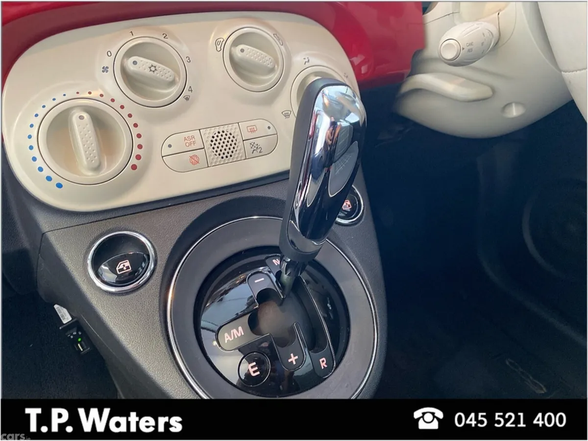 Fiat 500 Hatchback, Petrol, 2021, Red
