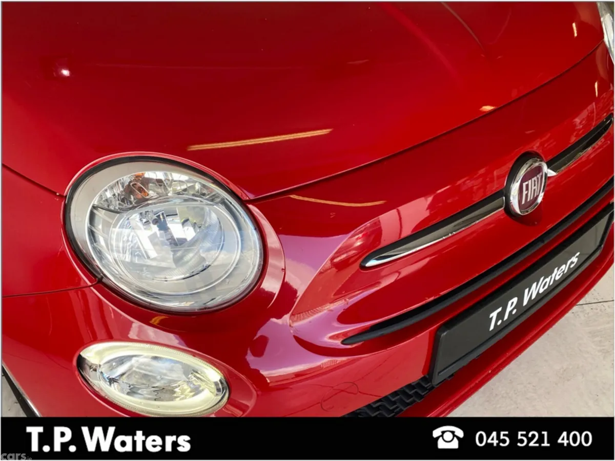 Fiat 500 Hatchback, Petrol, 2021, Red