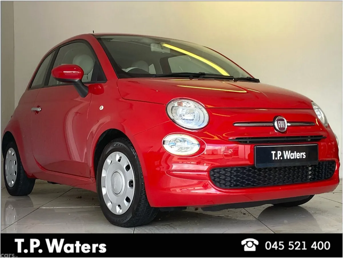 Fiat 500 Hatchback, Petrol, 2021, Red