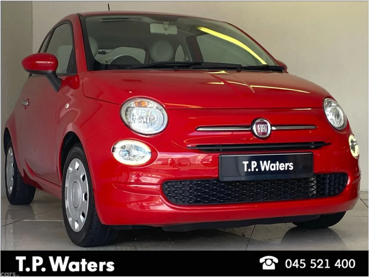 Fiat 500 Hatchback, Petrol, 2021, Red