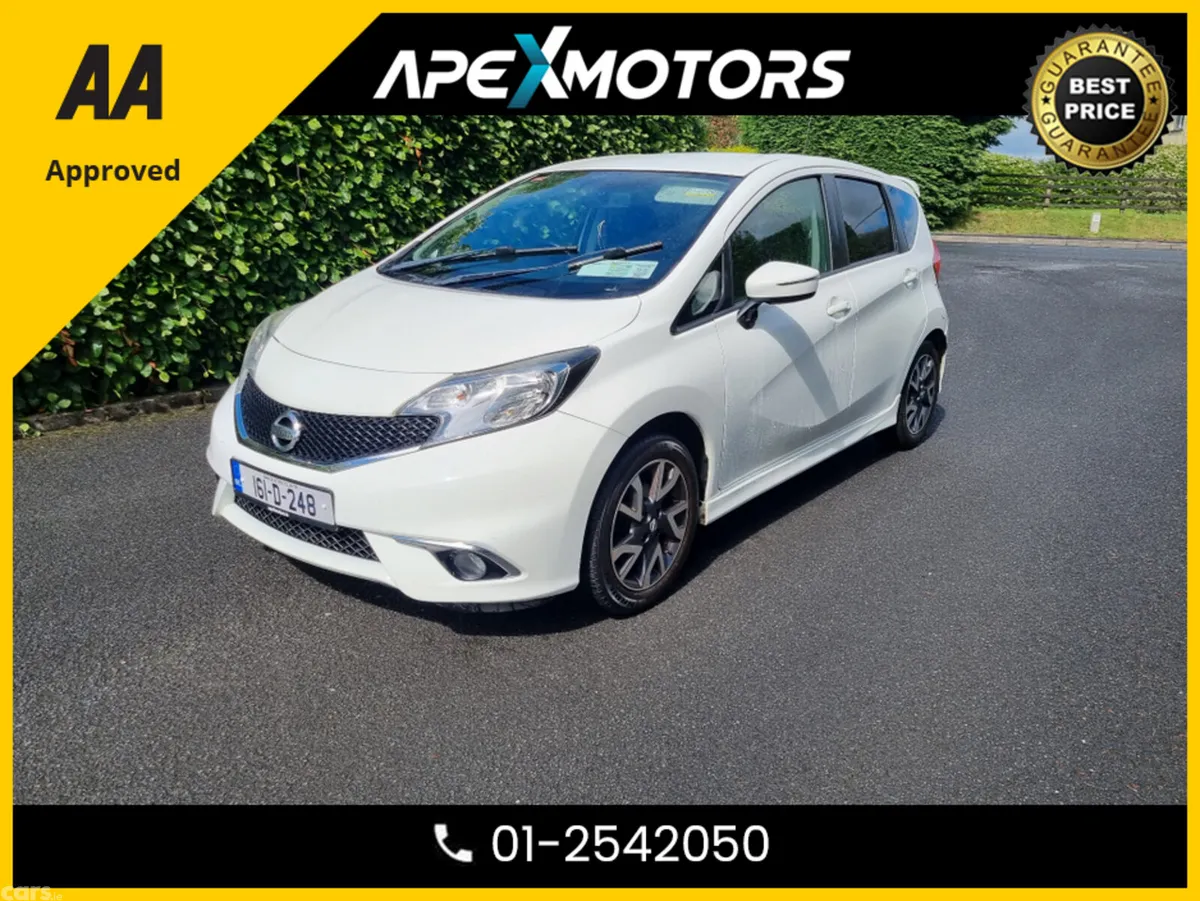 Nissan Note Hatchback, Petrol, 2016, White