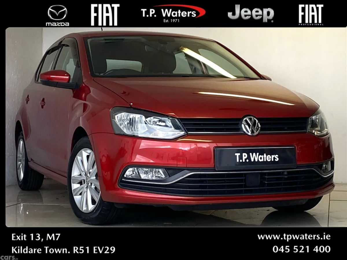 Volkswagen Polo Hatchback, Petrol, 2017, Red