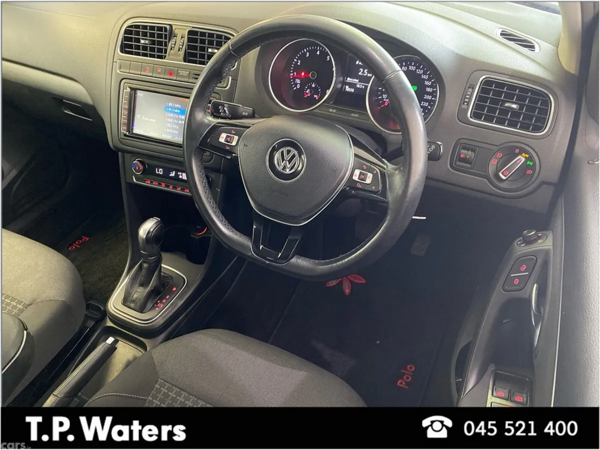 Volkswagen Polo Hatchback, Petrol, 2017, Red