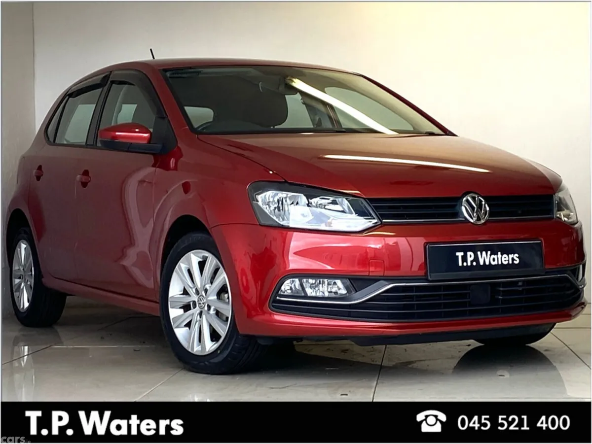 Volkswagen Polo Hatchback, Petrol, 2017, Red