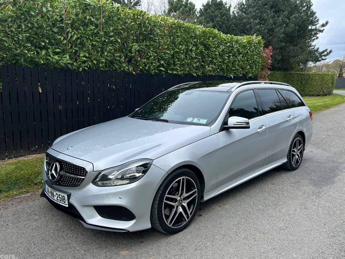 Mercedes-Benz E-Class Estate, Diesel Hybrid, 2014, Silver