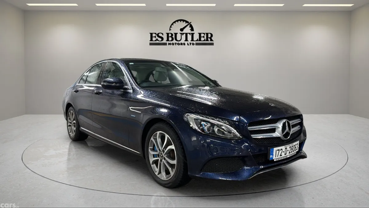 Mercedes-Benz C-Class Saloon, Petrol Plug-in Hybrid, 2017, Blue