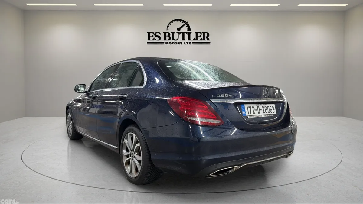 Mercedes-Benz C-Class Saloon, Petrol Plug-in Hybrid, 2017, Blue