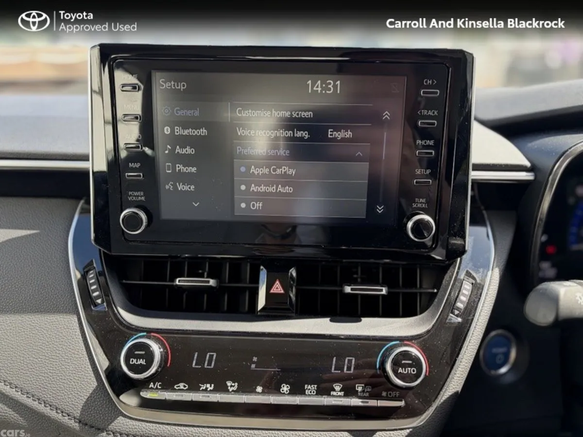 Toyota Corolla Saloon, Petrol Hybrid, 2022, Black